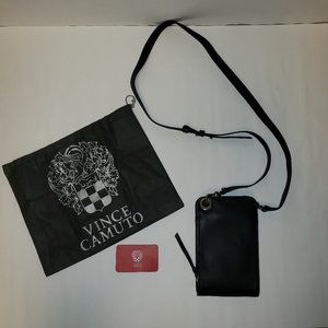 VINCE CAMUTO LEATHER LANI WRISTLET / PHONE BAG
